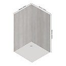 Wetwall Elite 2 Sided Wall Panel Kit Vieste