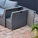 Bambrick 6 seater grey sales garden sofa set