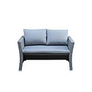 Bambrick 8 seater grey on sale rattan cube garden furniture set