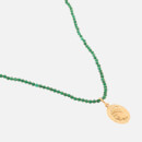Hermina Athens Women's Ygeia Necklace - Emerald