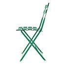 Lazio Metal Bistro Set Green Homebase