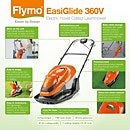 Flymo easiglide online 360