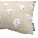 Country Living French Knot Heart Cushion - 40x40cm - Ivory