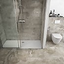 RAK Slate White Shower Tray  - 1400x800mm