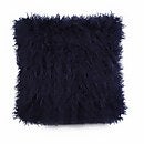 Navy hot sale fluffy cushion