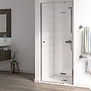 Pearl 900mm Hinged Shower Enclosure Door - Right Hand