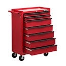 Hilka Heavy Duty 7 Drawer Tool Storage Trolley with Ball Bearing