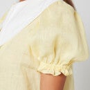 Sleeper Women's Marie Linen Dress - Lemon