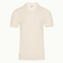 Dr. No Knitted Polo 007 테일러드 핏 실크 폴로셔츠 아이보리