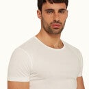 OB-T テーラードフィットクルーネックコットン Tシャツ ホワイト