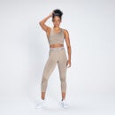 MP női Curve 3/4 leggings - szezám színű - XS