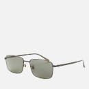 Dunhill Men's Metal Frame Rectangle Sunglasses - Black/Grey