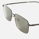 Dunhill Men's Metal Frame Rectangle Sunglasses - Black/Grey