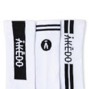Akedo Footwear - Signature White Unisex Socks - 3 Pack