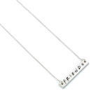 Friends the TV Series Bar Necklace - Silver