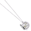 Harry Potter Floating Charm Locket Necklace with 3 charms - Silver