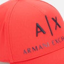 Armani Exchange Men's Corp Logo Cap - Red/Blue