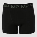 MP Men's Coloured logo Boxers (3 Pack) - Black/Wine/Cactus/Bright Blue