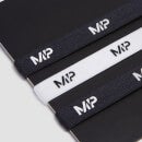 MP-otsanauhat (3 kpl) - Musta/valkoinen/musta