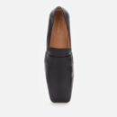 Mansur Gavriel Women's Square Toe Leather Loafers - Black - UK 3