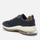 Tommy Hilfiger Men's Air Runner Leather Mix Trainers - Desert Sky