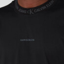 Calvin Klein Jeans Men's Organic Cotton Logo Collar T-Shirt - Black