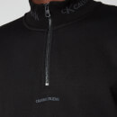 Calvin Klein Jeans Men's Organic Cotton Mockneck Sweatshirt - Black - S