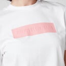 Calvin Klein Jeans Women's Hero Logo T-Shirt - Bright White/Soft Berry