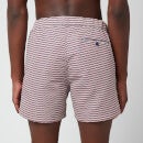 Frescobol Carioca Men's Copacabana Tailored Shorts - Navy/Terracota/Offwhite - W30