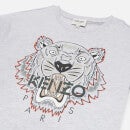 KENZO Boys' Tiger T-Shirt - Light Marl Grey - 10 Years