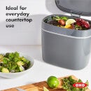 OXO Good Grips Easy Clean Compost Bin - 6.6L - Charcoal