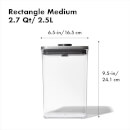 OXO Steel POP Containers - Rectangle Medium 2.6L