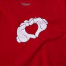 Disney Sweatshirt Coeur Mains Mickey - Rouge
