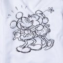 Disney Sweatshirt Dessin Baiser Mickey et Minnie - Blanc