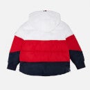 Tommy Hilfiger Girls' Essential Puffer Jacket - White/Red/Blue - 10 Years