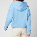 Tommy Sport Women's Relaxed Round Graphic Hoodie - Wonder Blue
