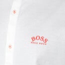BOSS Green Men's Biadia Short Sleeve Shirt - White - S