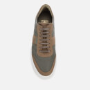 Barbour Men's Liddesdale Quilted Low Top Trainers - Olive
