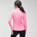 MP Women's Performance Training 1/4 Zip Top - Candyfloss Marl with White Fleck - L