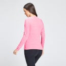 MP Women's Performance Long Sleeve Training T-Shirt - Candyfloss Marl with White Fleck - XS