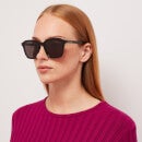 Saint Laurent Women's Classic Square Frame Sunglasses - BLACK