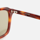 Saint Laurent Women's Classic Square Frame Sunglasses - HAVANA/GREEN