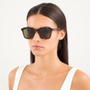 Saint Laurent Women's Classic Square Frame Sunglasses - HAVANA/GREEN