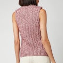Ganni Women's Chunky Glitter Knitted Jumper - Pink Nectar - S