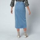 Ganni Women's Comfort Stretch Denim Skirt - Denim