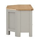 Norbury Corner TV Stand Grey Homebase