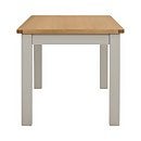 Norbury 6 Seater Dining Table Grey Homebase