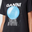 Ganni Women's Floating On Neptune T-Shirt - Phantom