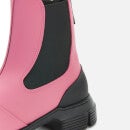 Ganni Women's Recycled Rubber Chelsea Boots - Shocking Pink - UK 4