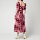 Baum Und Pferdgarten Women's Aiko Dress - Pink Plaid - EU 34/UK 6